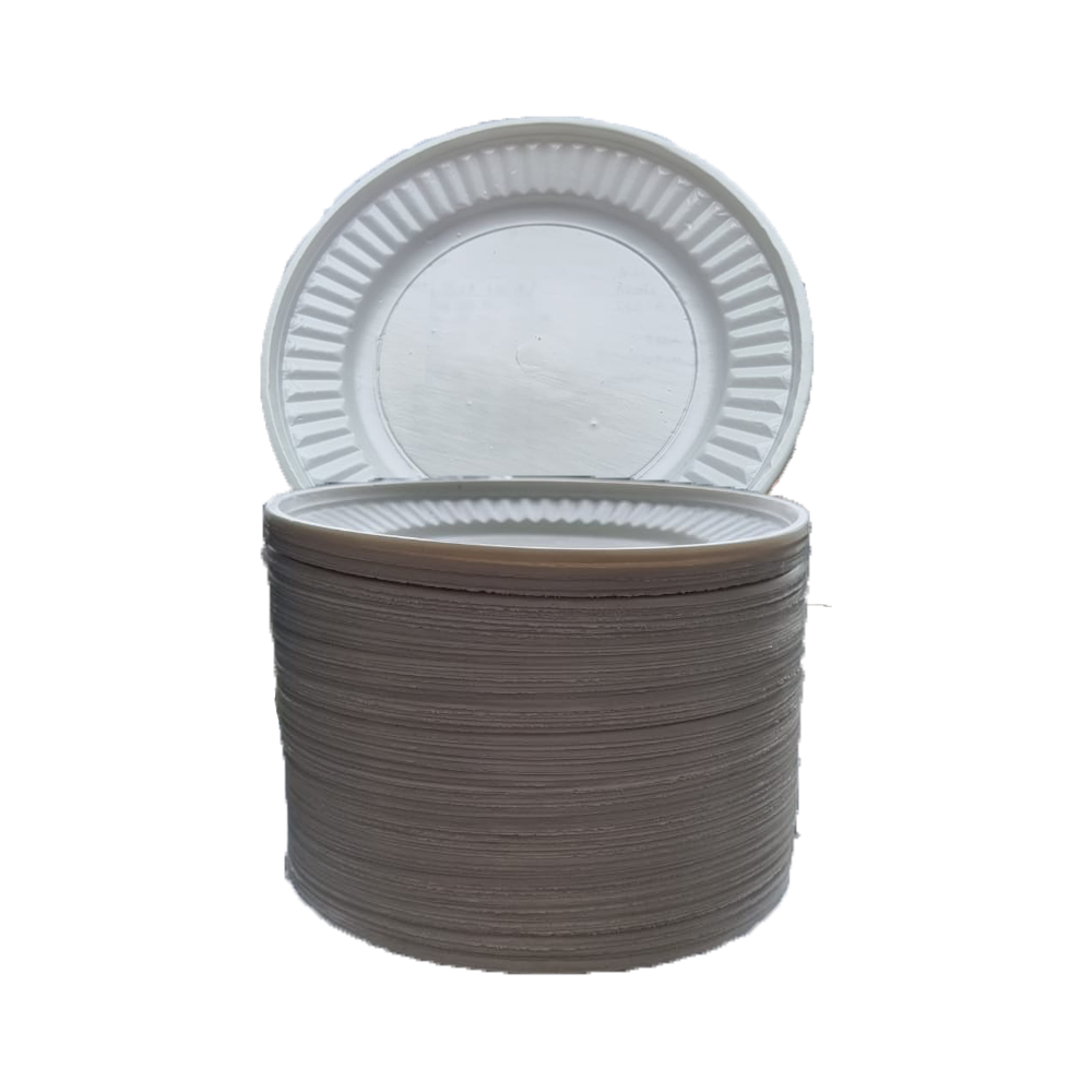 Plastic Plate 100's Sunshine (PS)