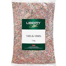 Rainbow 100's & 1000's 1kg Liberty