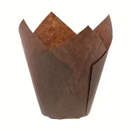 Muffin Cup Tulip 160Mm Brown 100'S
