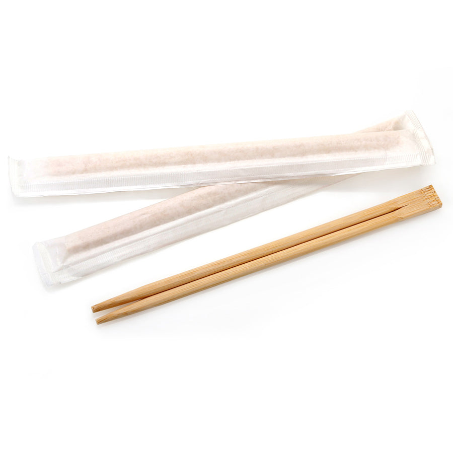 Bamboo Chopsticks Wrapped 23cm 100's