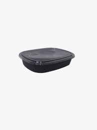 2Div Food Tray Black T732 Zibo