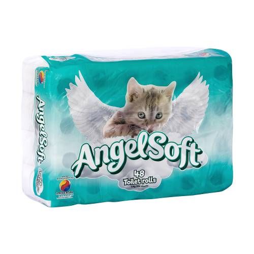 Toilet Paper 1ply Recycled 48's Angel Green