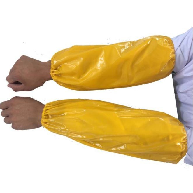 PVC Gloves Red Long 35cm