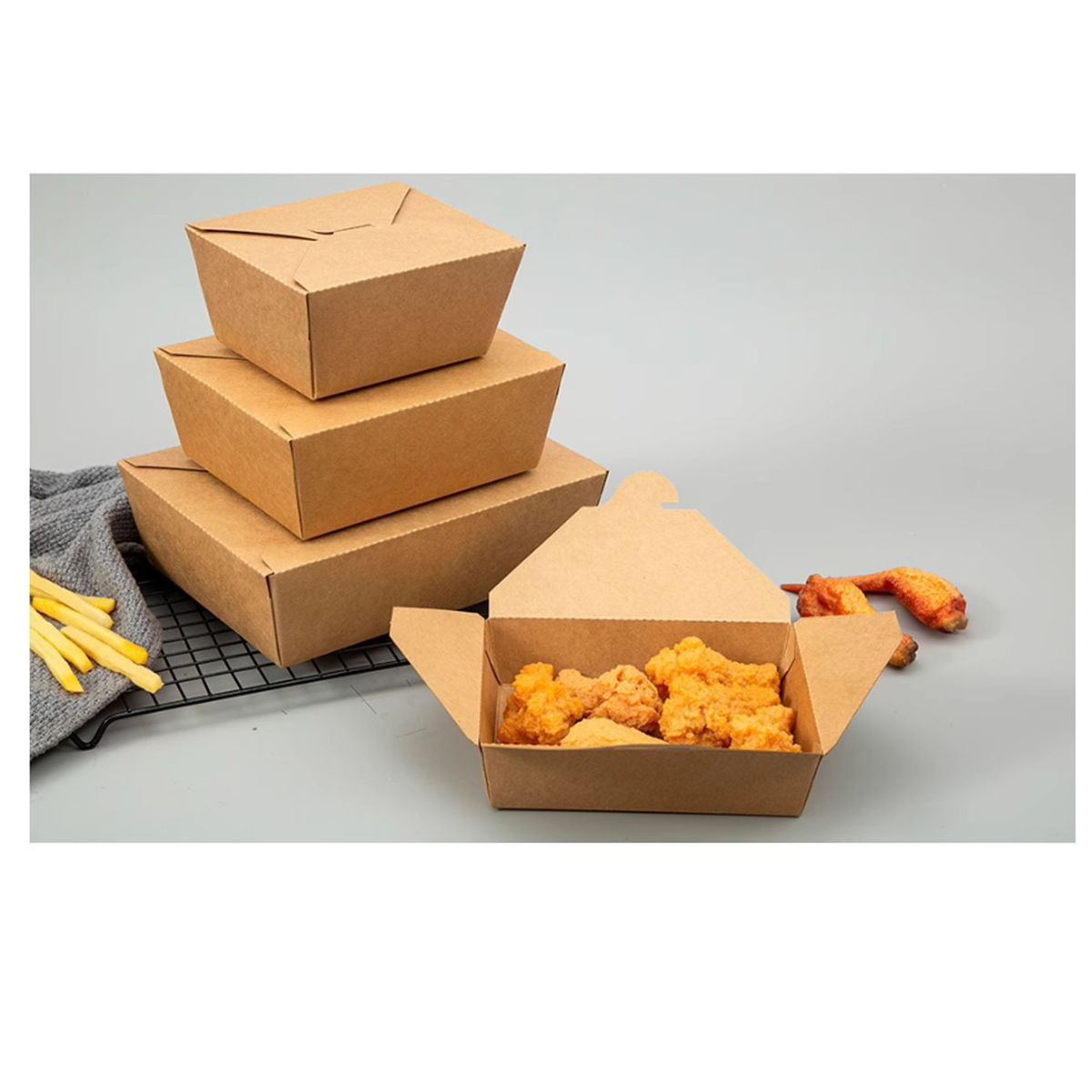 Lunch Box 700ml Kraft