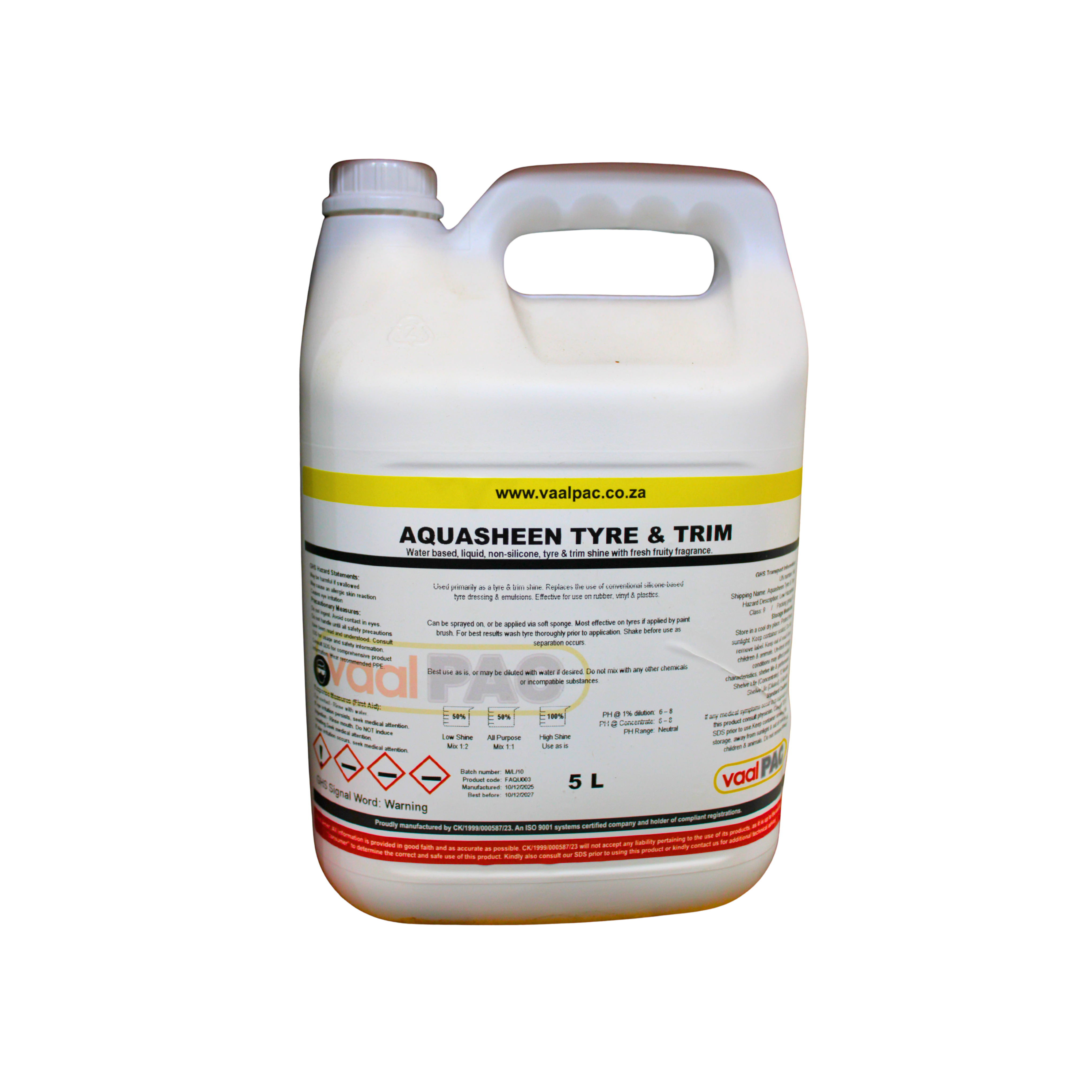 Tyre Shine & Trim Shine Aqua Sheen