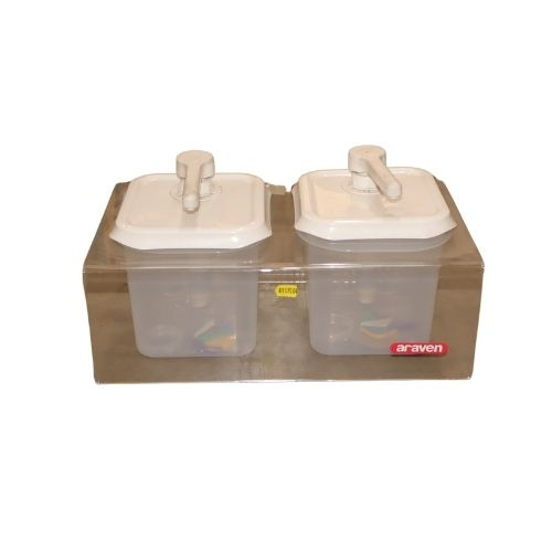 Araven Disp Set Gn1/6 + Clear Stand (2P)