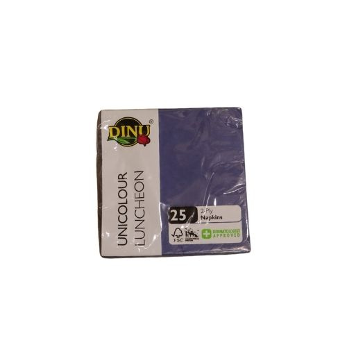Serviettes 2ply 25's Dark Blue DINU