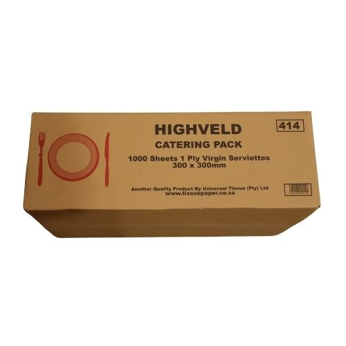 Serviettes 300x300 1000's 1Ply 414