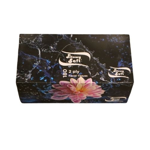 Facial Tissue 180sh 2Ply BOX Pillowy