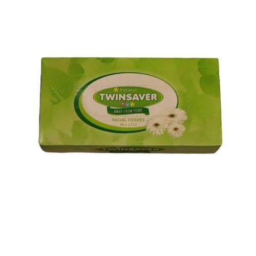 Facial Tissue 90sh 2Ply BOX Twinsaver
