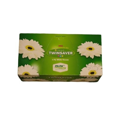 Facial Tissue 180sh 2Ply BOX Twinsavers