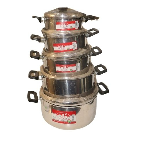 Stew Pan Set Polished 10Pc