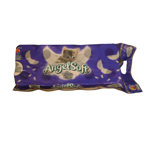 Toilet Paper 1Ply Virgin 10'S Angel Soft