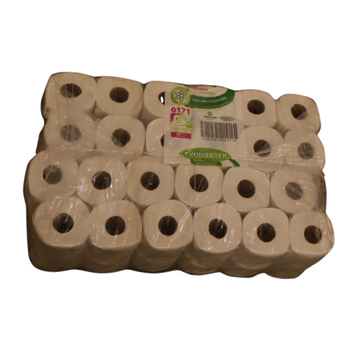 Toilet Paper 1Ply Recycled 48'S Wrap 500Sheets