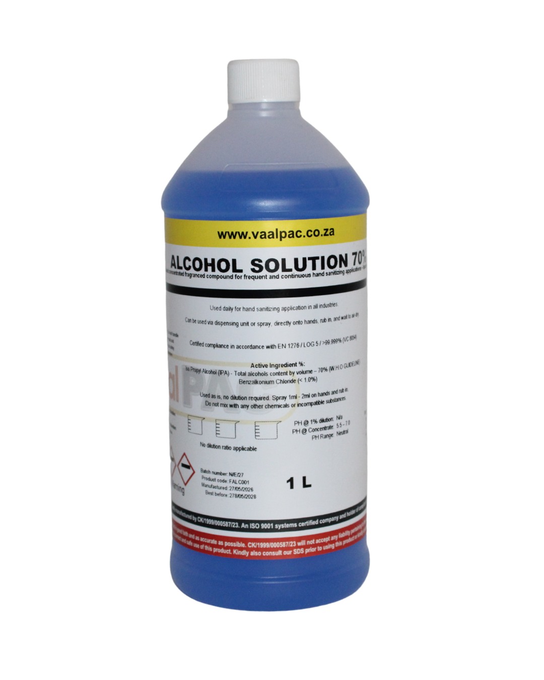 Alcohol Hand Sanitiser Liquid