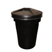 Dustbin 85lt Black