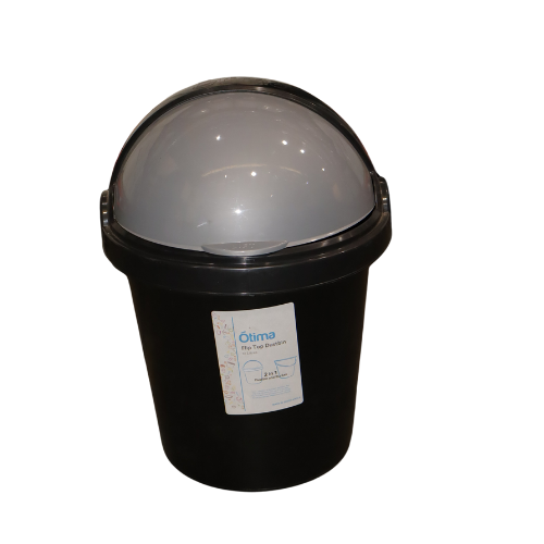 Dustbin Ottoma Black