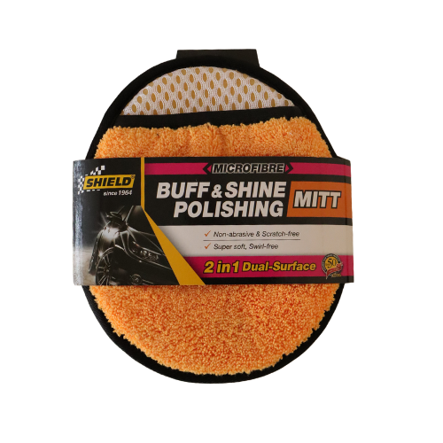 Shield Microfibre Buff & Shine Mitt