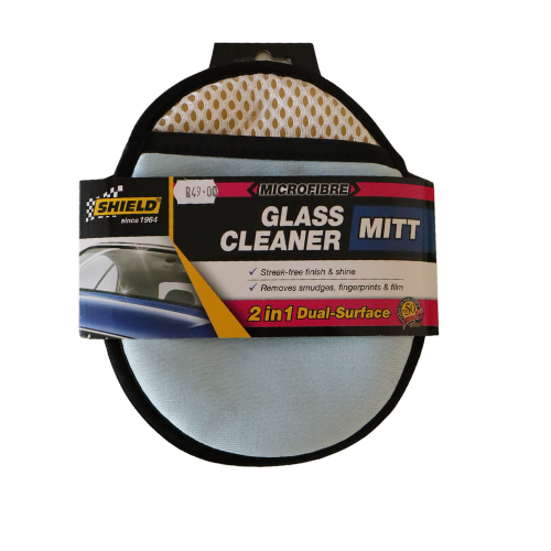 Shield Microfibre Glass Cleaner Mitt
