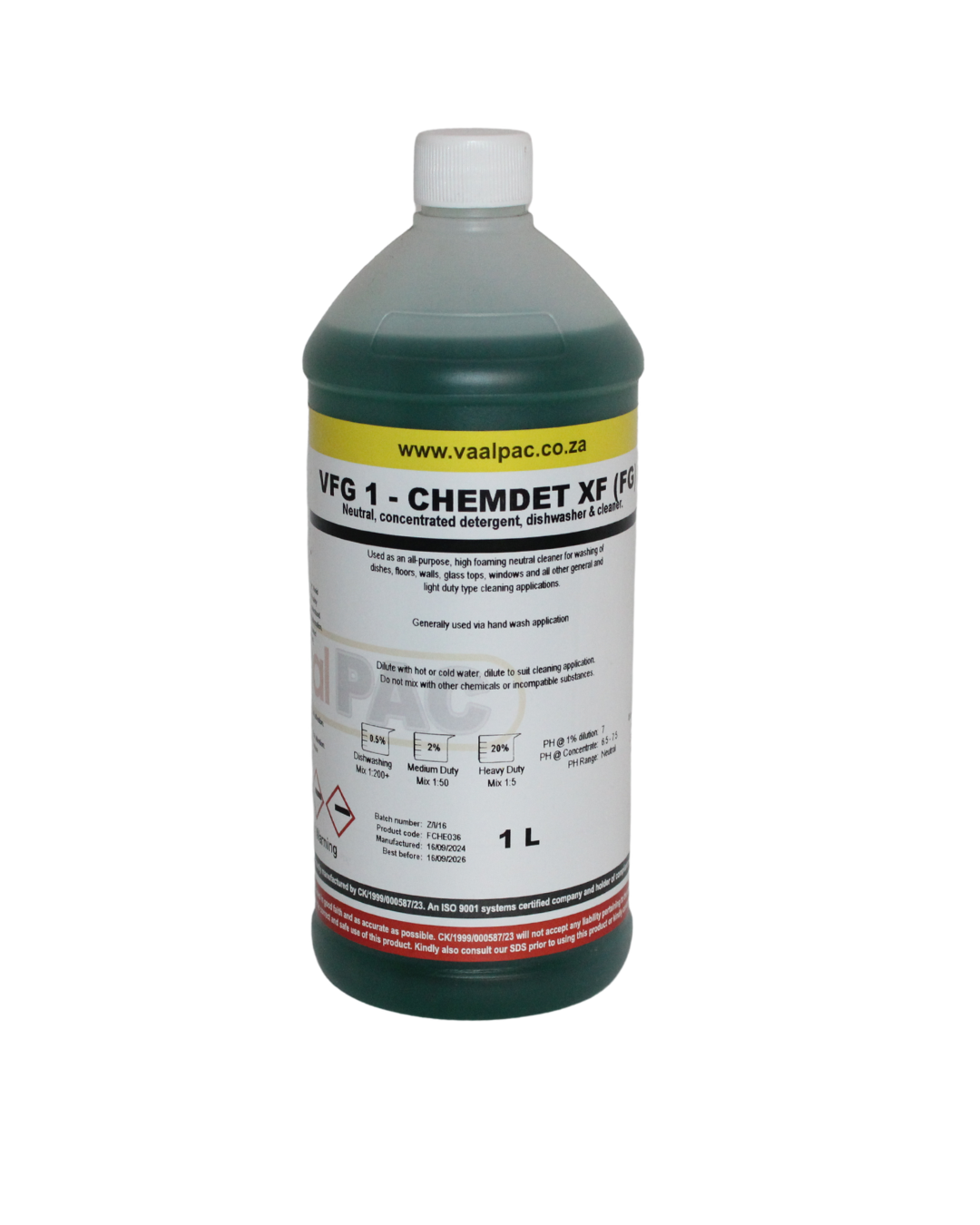 DishWash Chemdet XF (FG) 1lt   VFG1