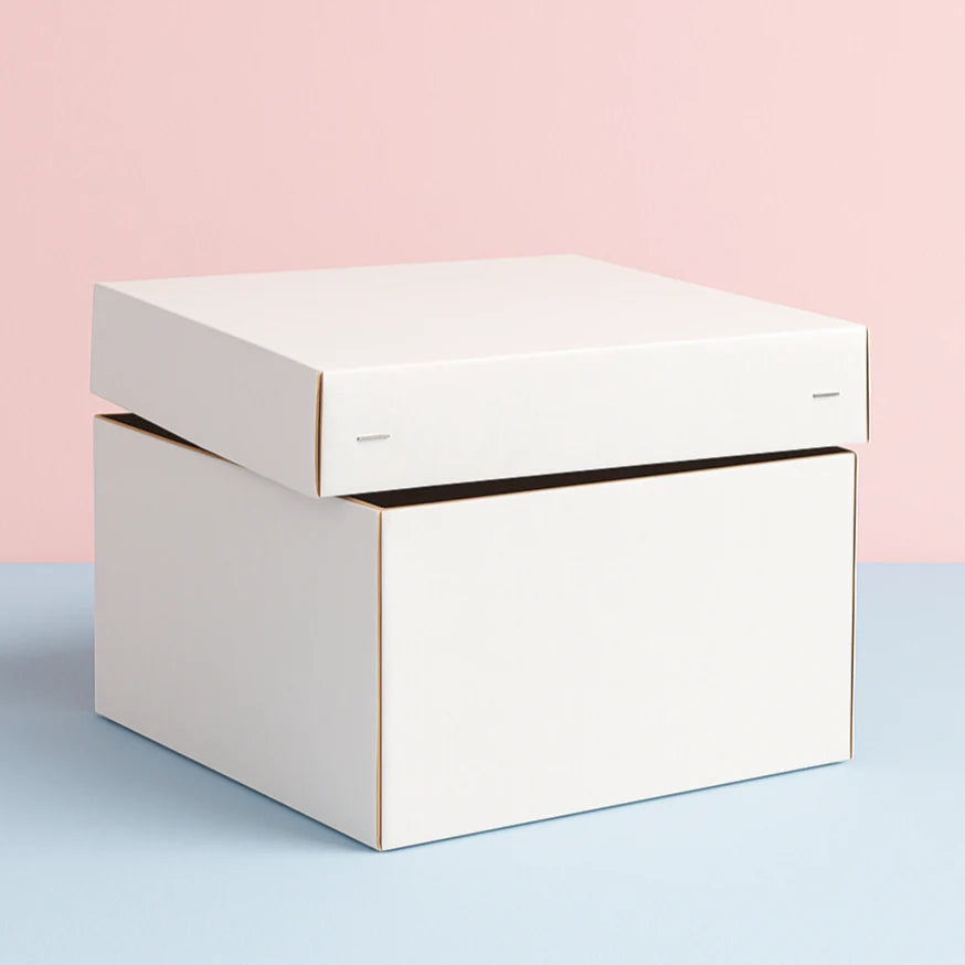 Cake Box 9x9x3 Corrugated