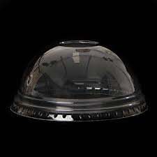 Dome Lid 80/With Hole 100's