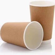 Double Wall Cup Kraft 100ml 25's