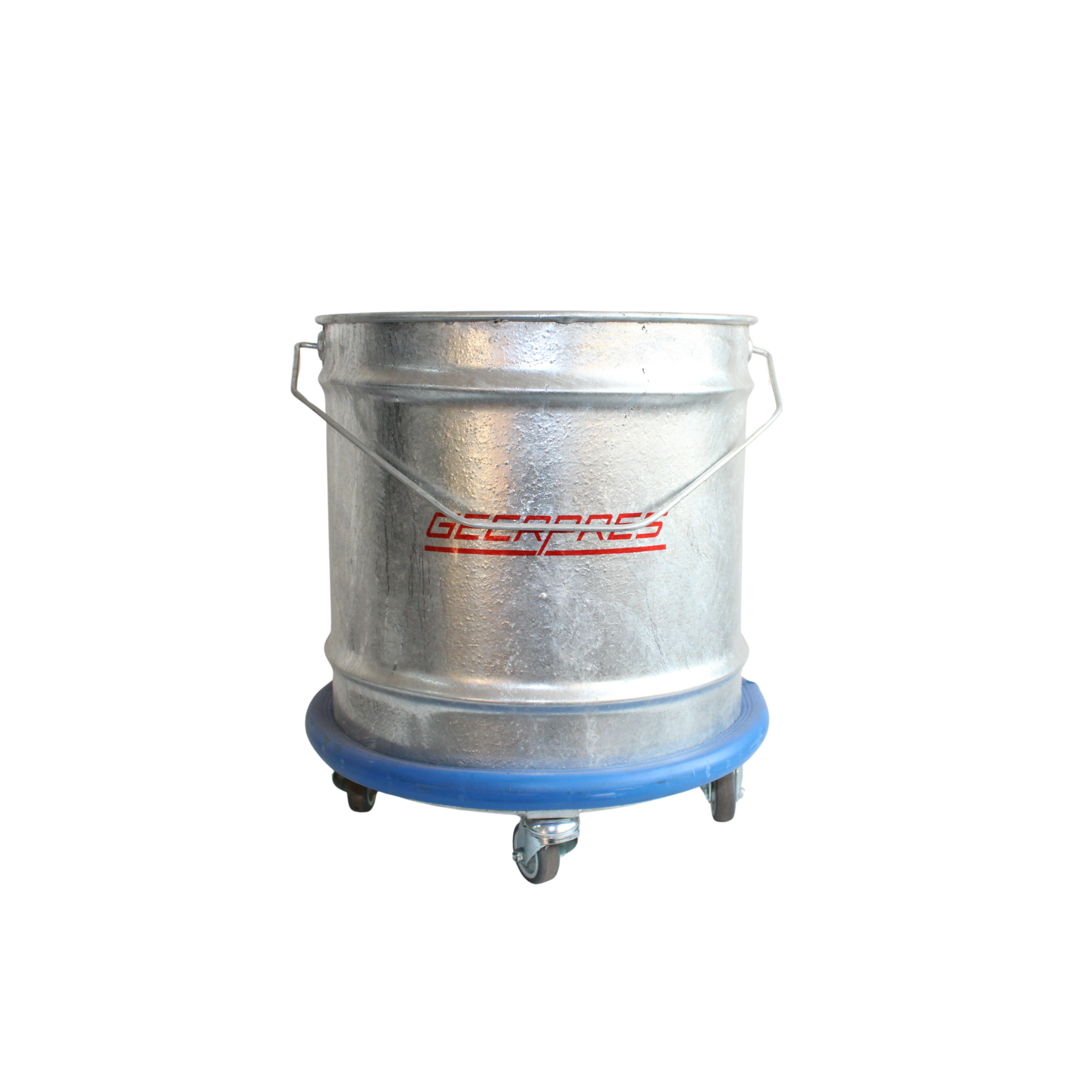 Galvanised Bucket On Castors