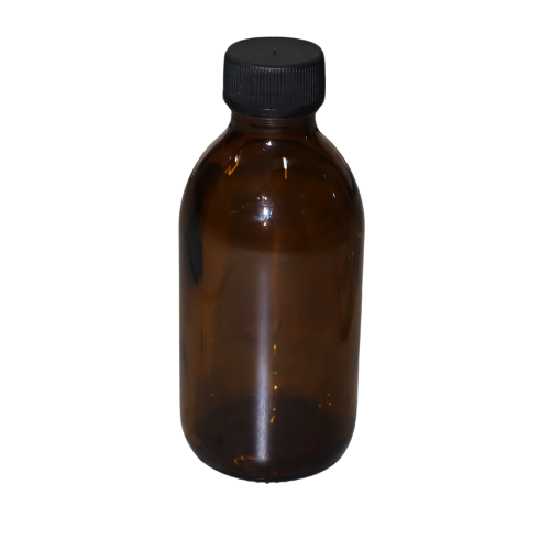 500ml Medicine Bottle + Cap Amber