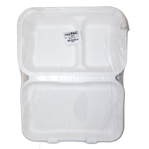 Meal Box Bagasse 2 Div 1000ml