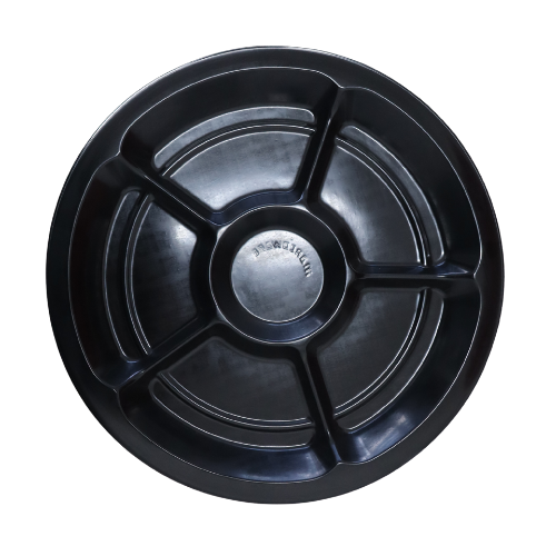 MP201.7 Sml Rnd Catering Tray + Div