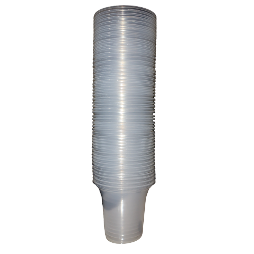 Plastic Clear 250ml Cup 50's T440