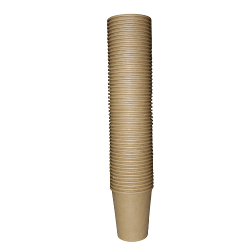 Single Wall Cup Kraft 250ml 50's
