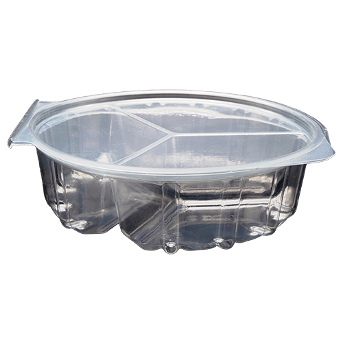 Round Clamshell 3 Div