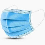 Face Mask 3ply Surgical Blue 50's