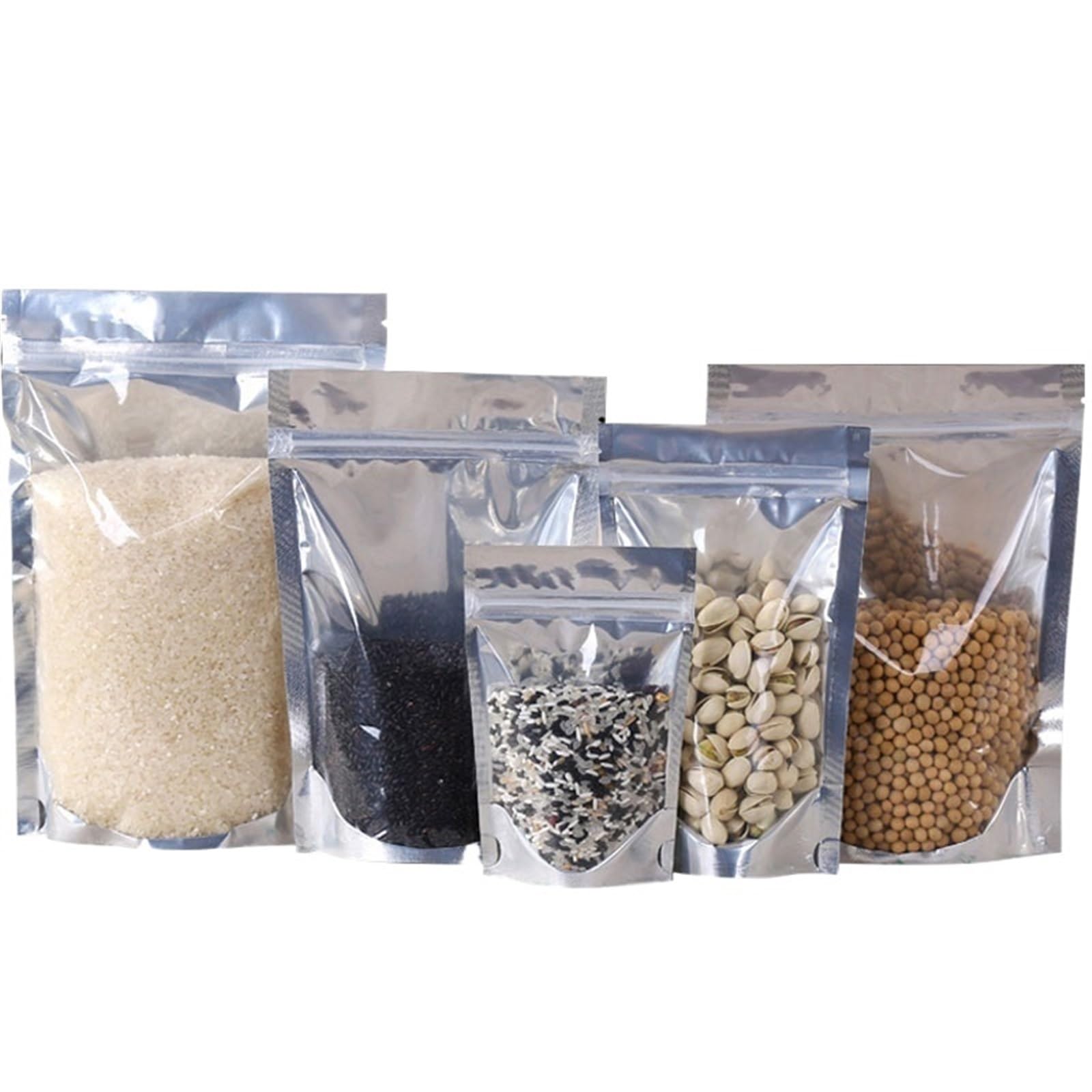 Foil Bag Sil 125x200 Zip+E T/N o/e 100's