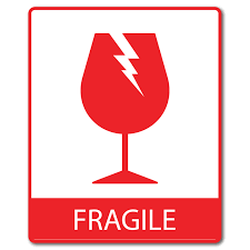 Fragile Labels 148x112 (Glass) Singles