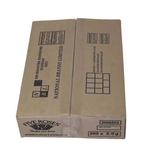 Tea Bags 5 Roses Rooibos Envelope 200'S