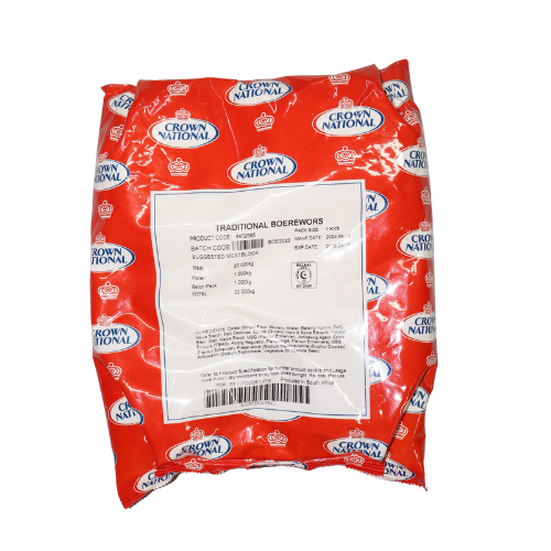 Crown Traditional Boerewors 1Kg