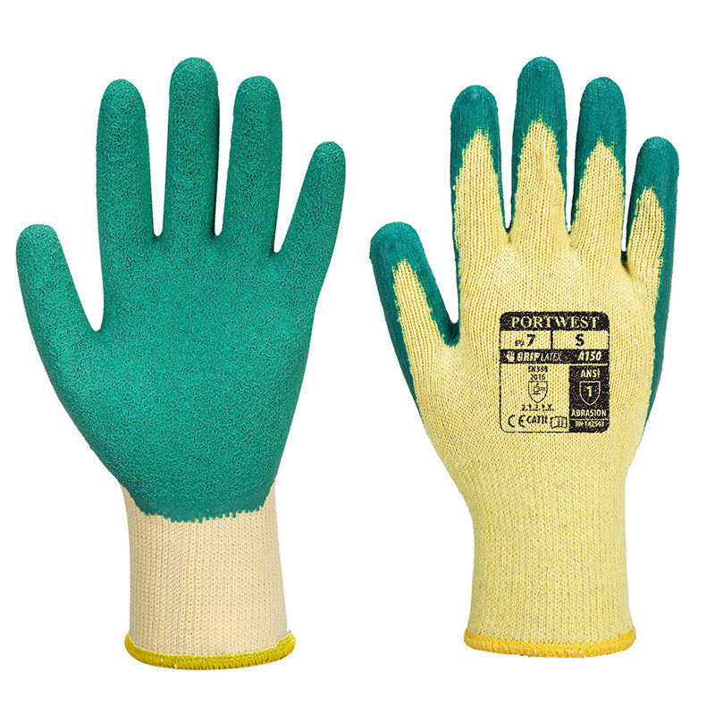 Glove Green Rubber