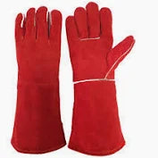 Heat Gloves Elbow Red Pair
