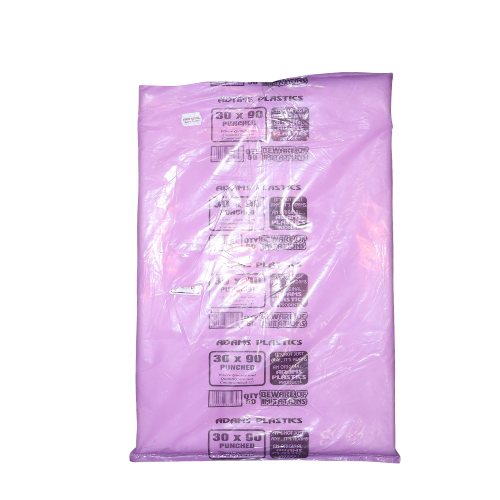 30x90 Clear Bags 50mic 50's ADAMS