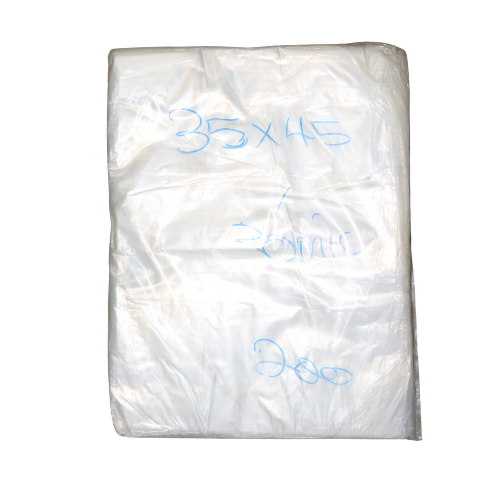 35x45 Clear Bags 30mic 200's 30's Eggs