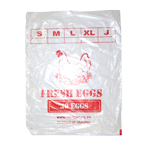 35x45 30mic 1000's 30's Eggs bags RED