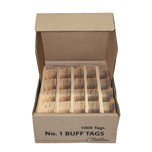 Buff Tags No1 70x35mm 1000's