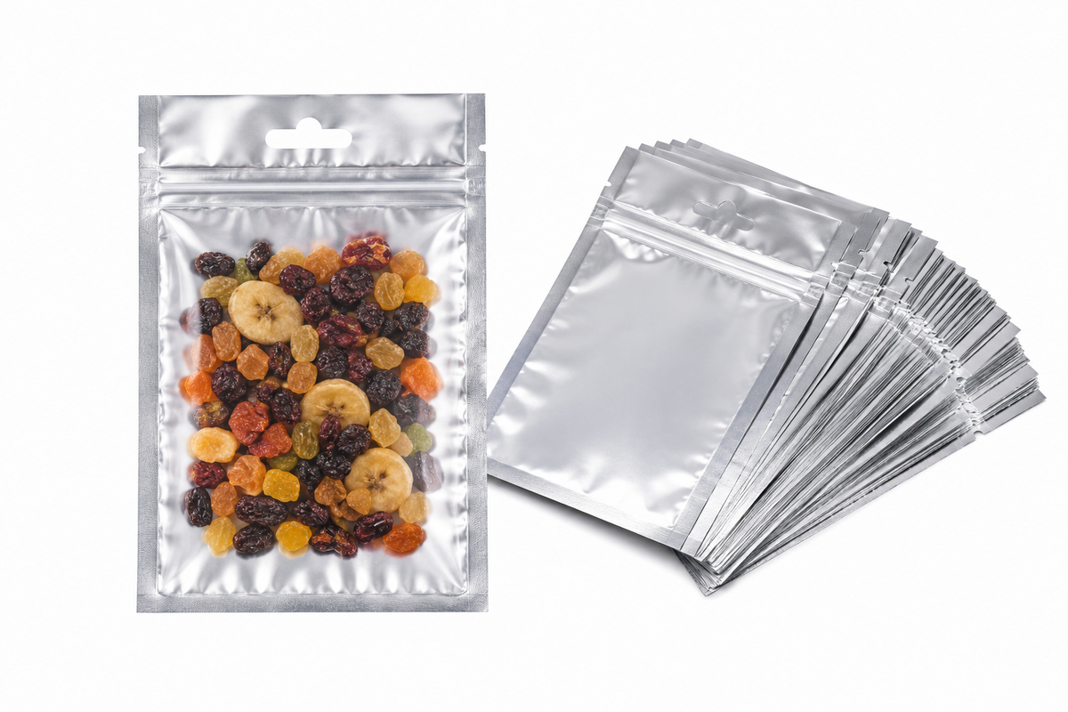 Foil Bag Silver/Gold 100x200 EuroT/Nc/e 100's