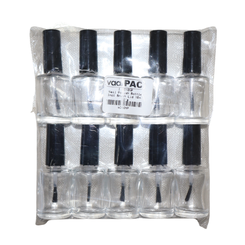 Nail Polish Bottle Incl Brush Lid 10ml