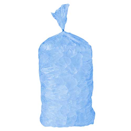 Blue/ Yellow Ice Bags 10 x 20 - 20MIC