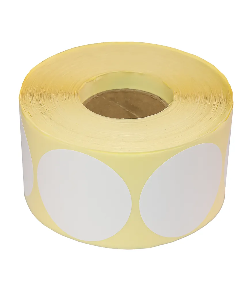 Lables 100x100 1000's Blanks Gloss Round