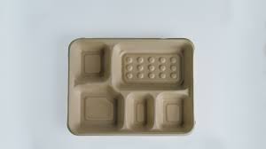 'Meal Box Bagasse Plate 22cm